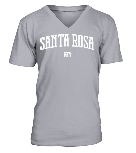 Santa Rosa California Vintage V-Neck T-shirt