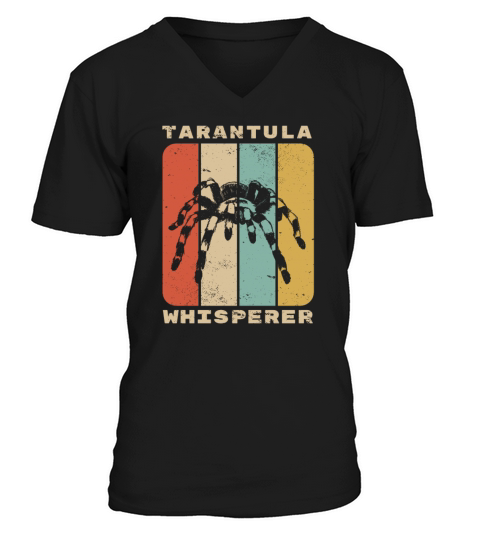 Tarantula Whisperer Vintage Sunset Cute Womens Ta V-Neck T-shirt