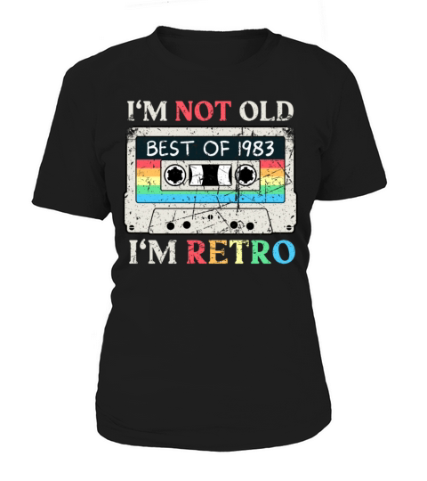 40 Years Vintage 1983 Retro 40th Birthday Women's T-Shirt