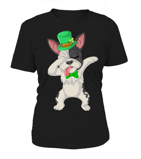 dabbing french bulldog st patricks day Women's T-Shirt