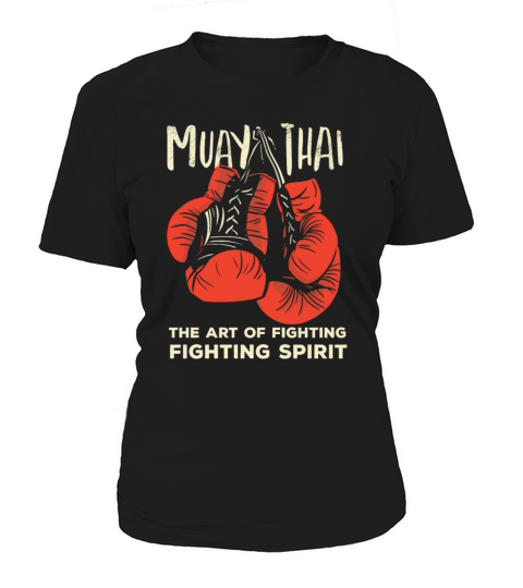 Muay Thai Vintage Retro Art Of Fighting Kickboxing Women's T-Shirt