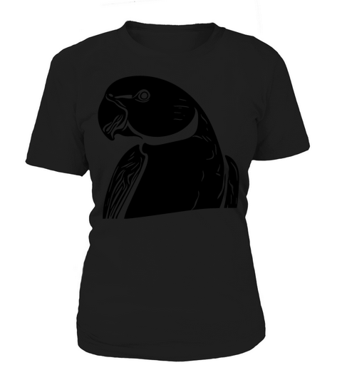 Ring-necked Parakeet Portrait Vintage Parrot Women's T-Shirt