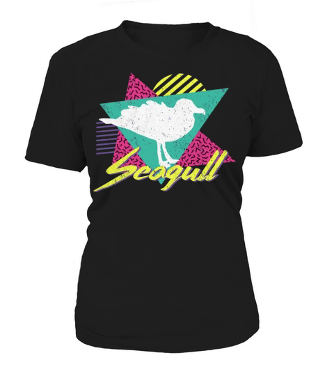 Vintage Retro 80S Or 90S Seagull Women's T-Shirt