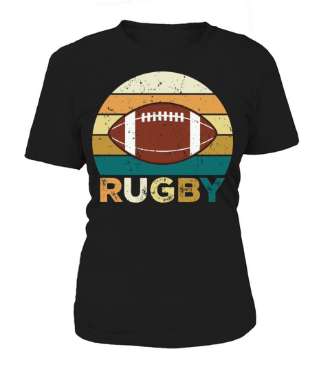 Vintage Retro Rugby Player And Coach Women's T-Shirt