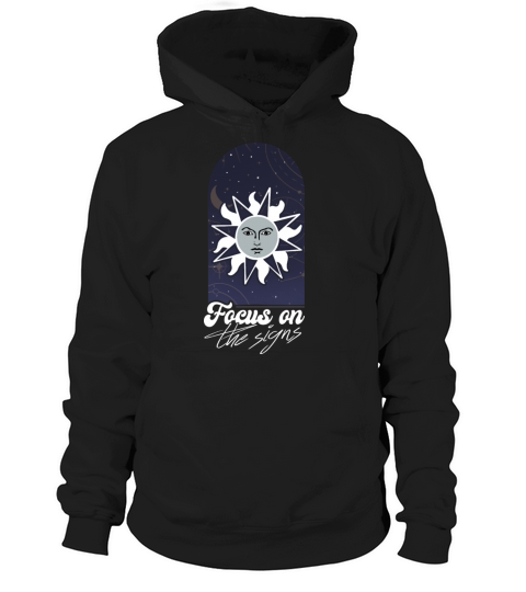 Abstract Pleasant Signs Of Astrology Quote Hoodie Unisex