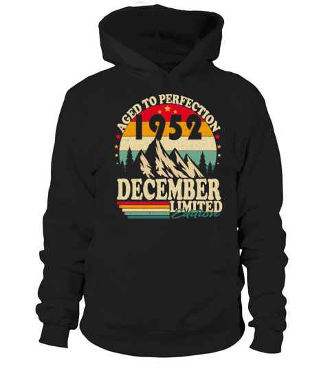December 1952 Vintage vintage retro birthday Hoodie Unisex