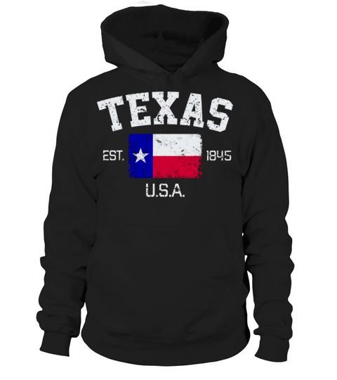 Vintage Texas Austin Est 1845 Souvenir Hoodie Unisex