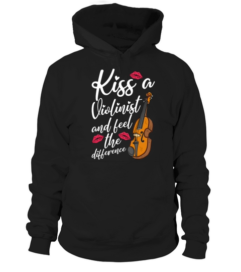 Violin Kiss A Violinist And Music Note Violinist Hoodie Unisex