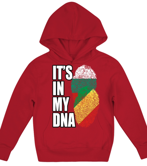 Bulgarian And Congolese Republic Mix Heritage DNA Kids Hoodie