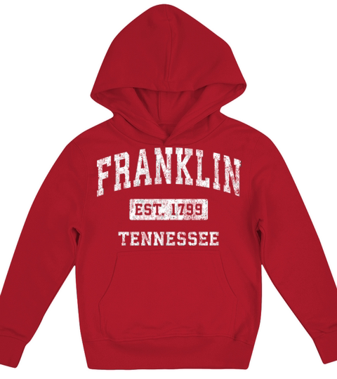 Franklin Tennessee Tn Vintage Established Sports D Kids Hoodie