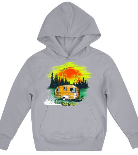 Happy Camper Kids Hoodie