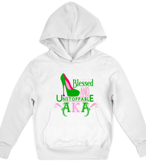 inspired Blessed AKA sorority Kids Hoodie