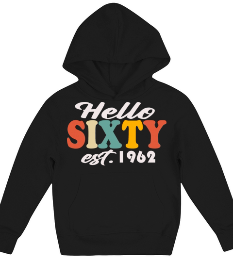 Original 1962 vintage born birthday gift Kids Hoodie