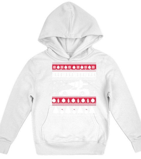 Ugly Christmas sweater for car lover Kids Hoodie