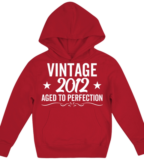 Vintage 2012 Aged To Perfection Kids Hoodie