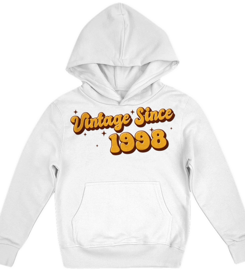 Vintage since 1998 25 Years Old - Groovy 25th Kids Hoodie
