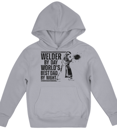 Welder Welding Dad Father Vintage Kids Hoodie