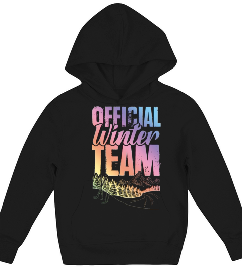 winter team Kids Hoodie