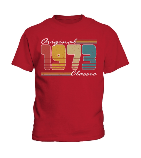 50th birthday vintage 1973 original classic 1973 Kids T-Shirt