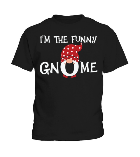 Funny Gnome Christmas Matching Family Kids T-Shirt