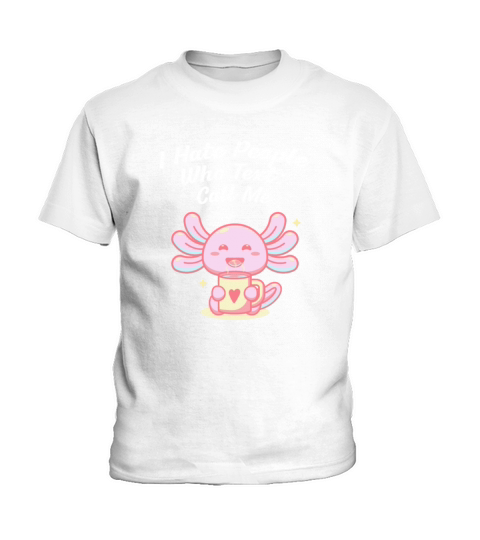 I Dont Like People Who Text Nerd Introvert Weird Kids T-Shirt