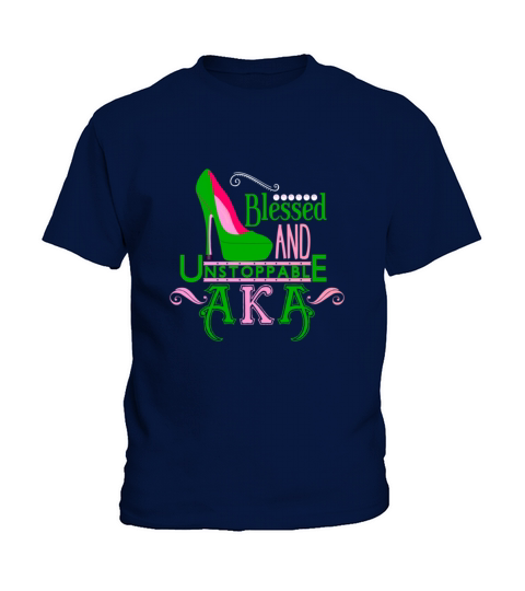 inspired Blessed AKA sorority Kids T-Shirt