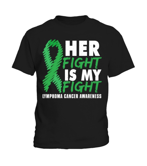 September Green Ribbon Lymphoma Cancer Awareness Kids T-Shirt