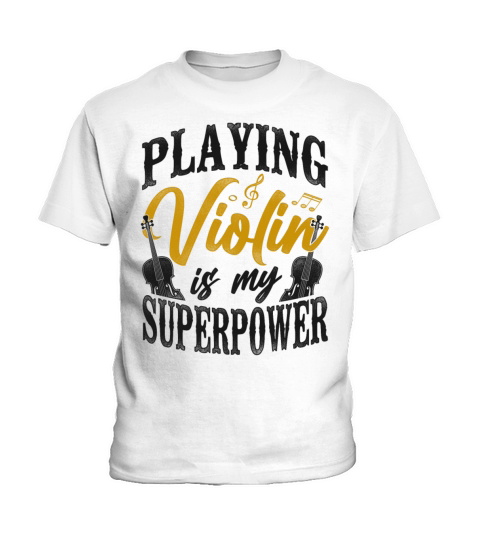 Violin Violinist Vintage Playing Kids T-Shirt