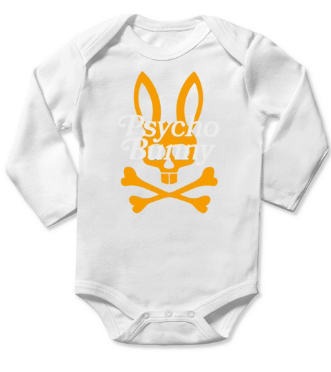 Bunny Psycho Horror Long Sleeve Baby One-Piece