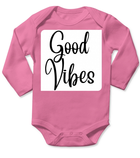 Good vibes Long Sleeve Baby One-Piece