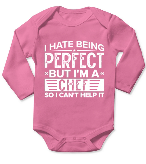 Kitchen Chef Quote Gift Funny Cooking Long Sleeve Baby One-Piece