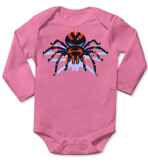 Tarantula tshirt design Long Sleeve Baby One-Piece