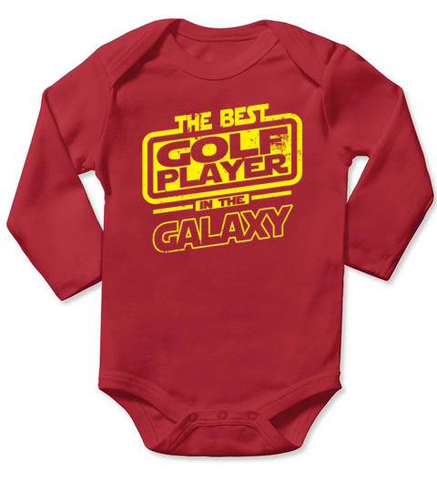 The Best Golf Player In The Galaxy Long Sleeve Baby One-Piece