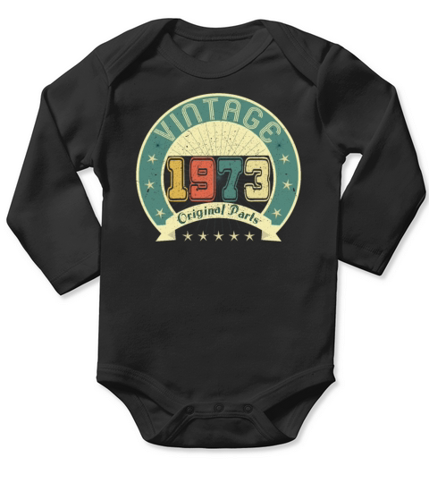 vintage 1973 46th birthday gift Long Sleeve Baby One-Piece