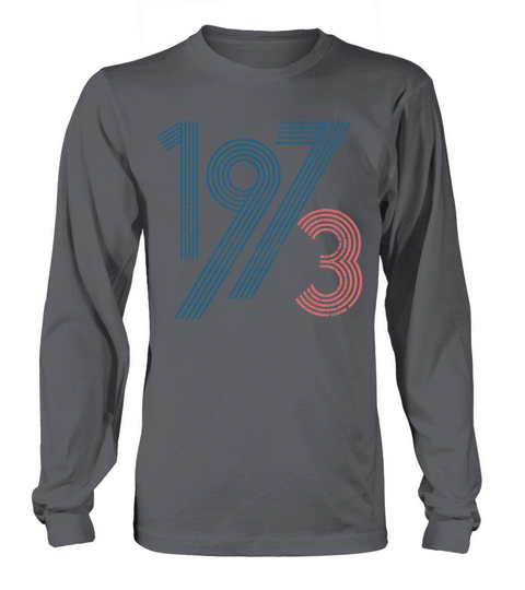 1973 vintage jerseys retro birthday Long sleeved Unisex