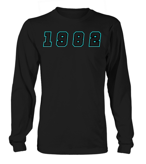 1982 Year Number Long sleeved Unisex