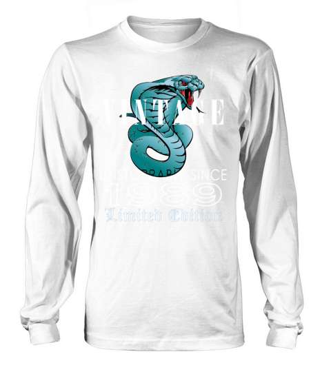 1989 Vintage Snake 34 Years Limited Edition Long sleeved Unisex