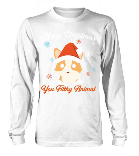 Merry Christmas You Fitthy Animal Long sleeved Unisex