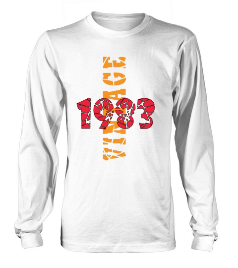 Retro Birthday Year Vintage 1983 Long sleeved Unisex