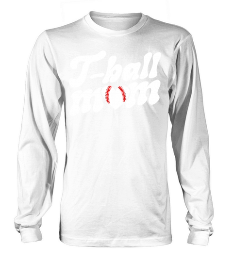 Retro Groovy Tball Parent Player T-Ball Mom Long sleeved Unisex