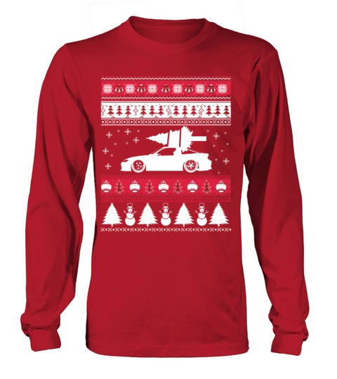 Ugly Christmas sweater for car lover Long sleeved Unisex