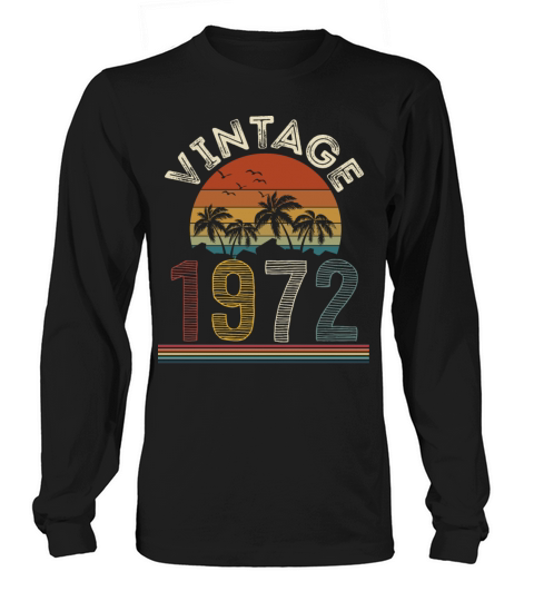 Vintage 1972 Long sleeved Unisex