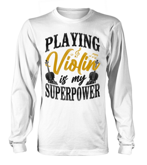 Violin Violinist Vintage Playing Long sleeved Unisex