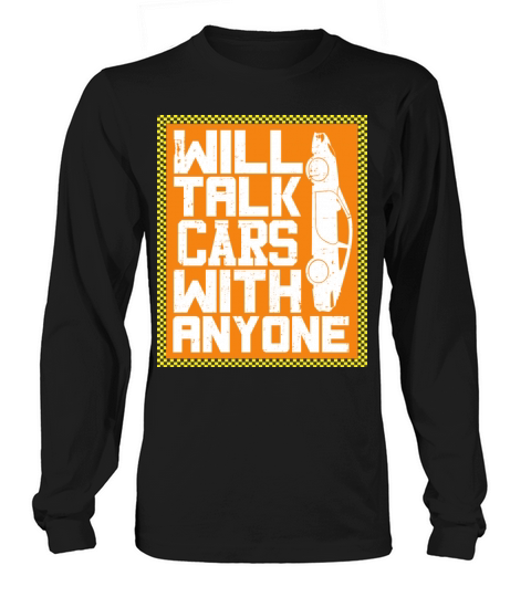 Will Talk Cars With Anyone Retro Vintage Design Long sleeved Unisex