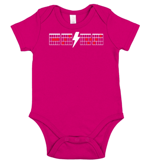 ACDC Short Sleeve Baby One-Piece