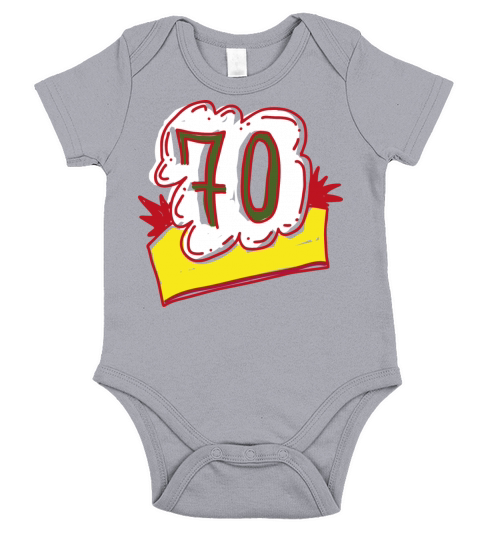 Anniversary Birthday day of honor gift Legends 70 Short Sleeve Baby One-Piece