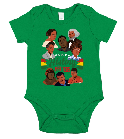 Black History Month African American History Short Sleeve Baby One-Piece