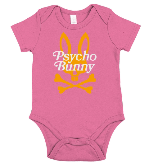 Bunny Psycho Horror Short Sleeve Baby One-Piece