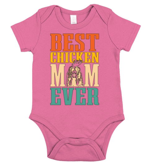 Cock Best Chicken Mom Retro Lovers Cock Lover Short Sleeve Baby One-Piece