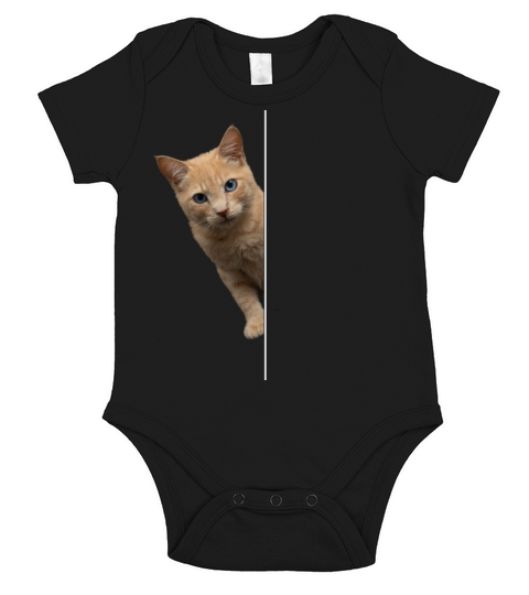 Funny Cat Animal Lover Pet Animal Outfit Cats Short Sleeve Baby One-Piece